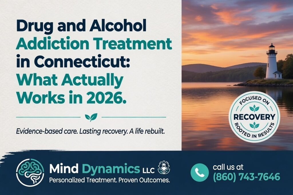 Drug and alcohol addiction treatment Connecticut - outpatient detox PHP IOP programs